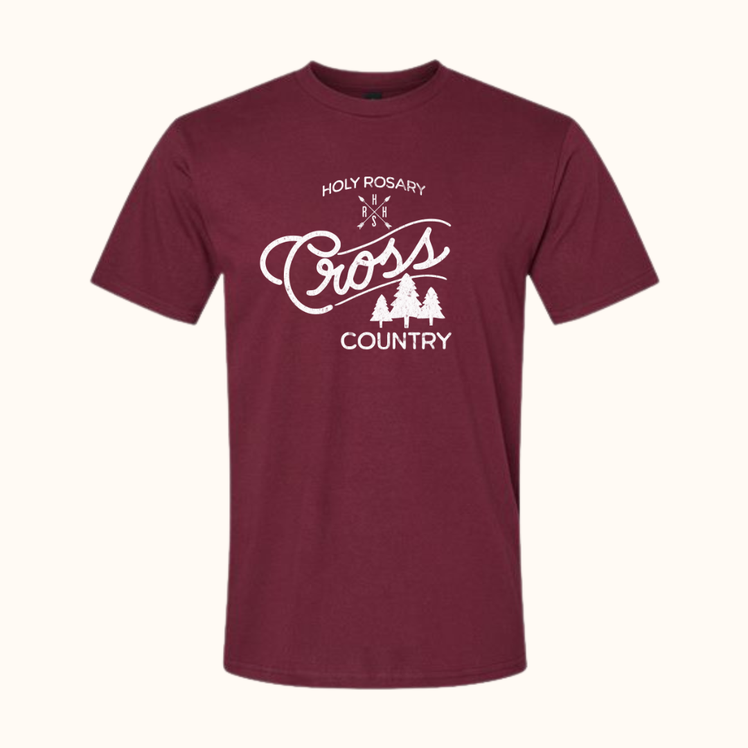 Holy Rosary Cross Country Tee