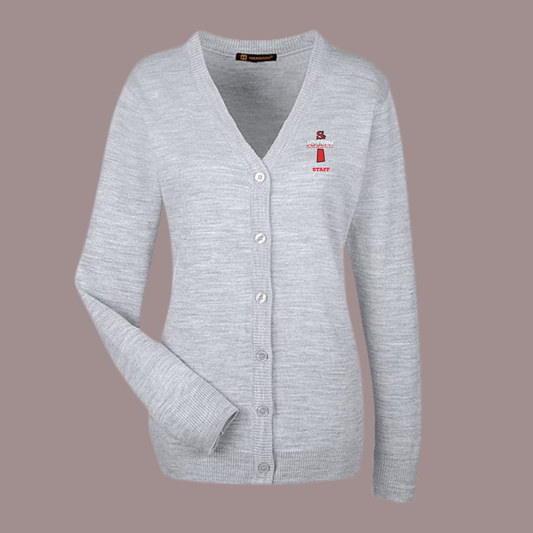 St. Jospeh Women's Pilbloc V-Neck Button Cardigan Sweater