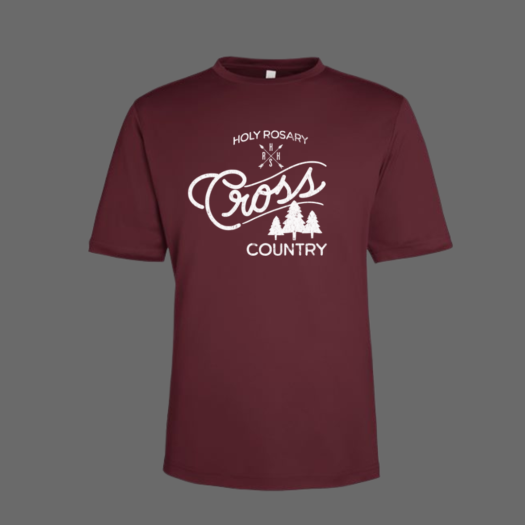 Holy Rosary Cross Country Performance Tee