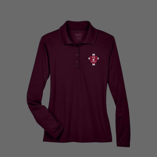 Holy Rosary Golf Women's Long Sleeves Polo