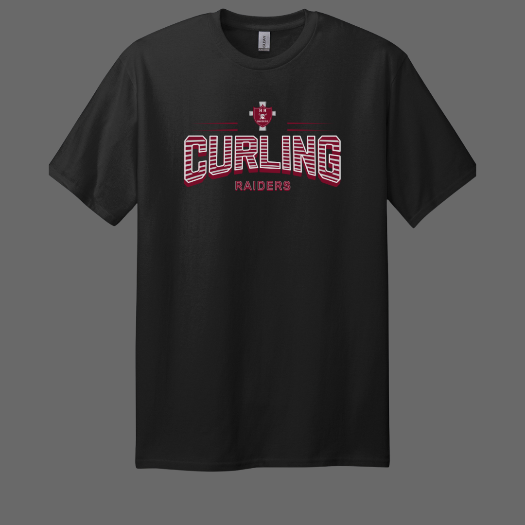 Holy Rosary Curling Tee