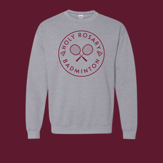 Holy Rosary Badminton Sweatshirt