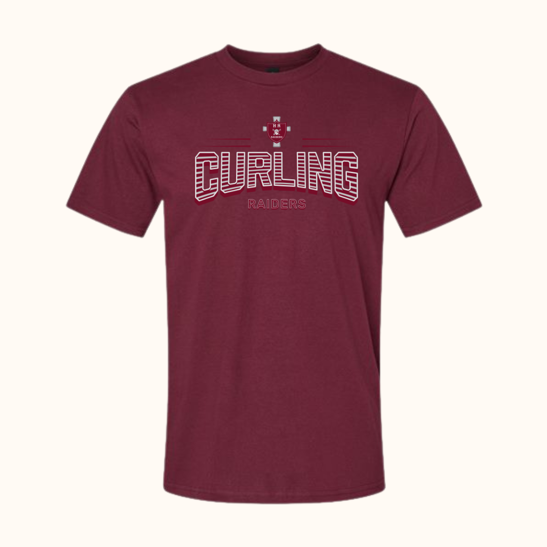 Holy Rosary Curling Tee