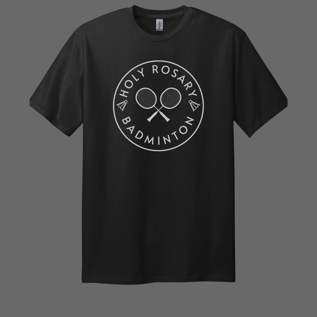 Holy Rosary Badminton Tee