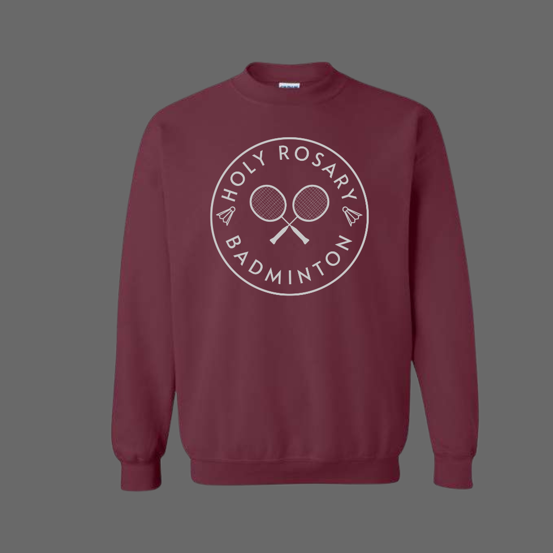 Holy Rosary Badminton Sweatshirt