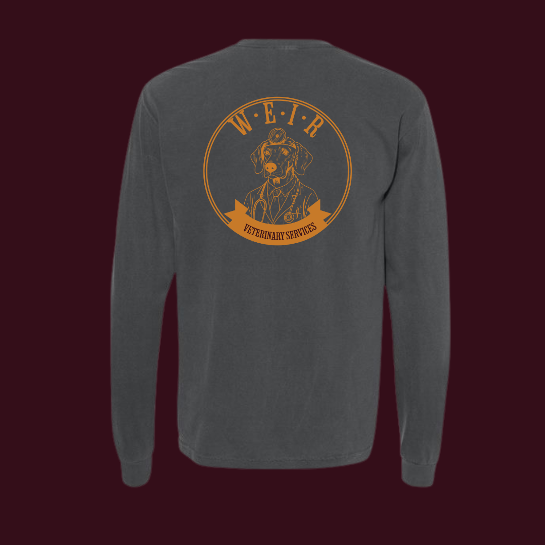 Weir Veterinary Garment-Dyed Long Sleeve – Dogtor Edition