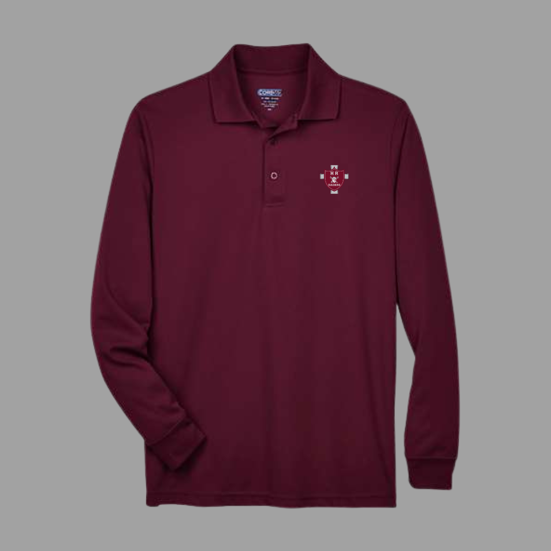 HRHS Men's Performance Long Sleeves Polo