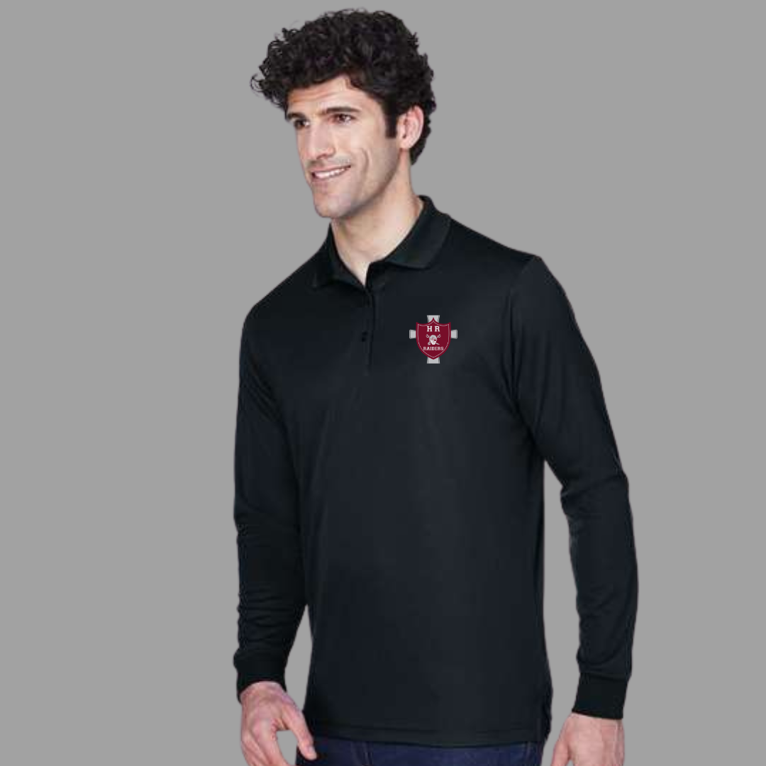 HRHS Men's Performance Long Sleeves Polo