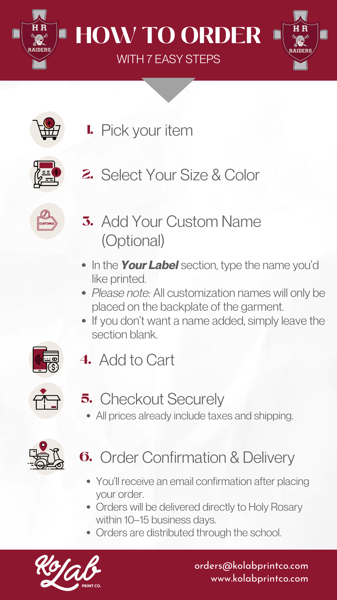 HRHS Class of 2026 Classic Tees