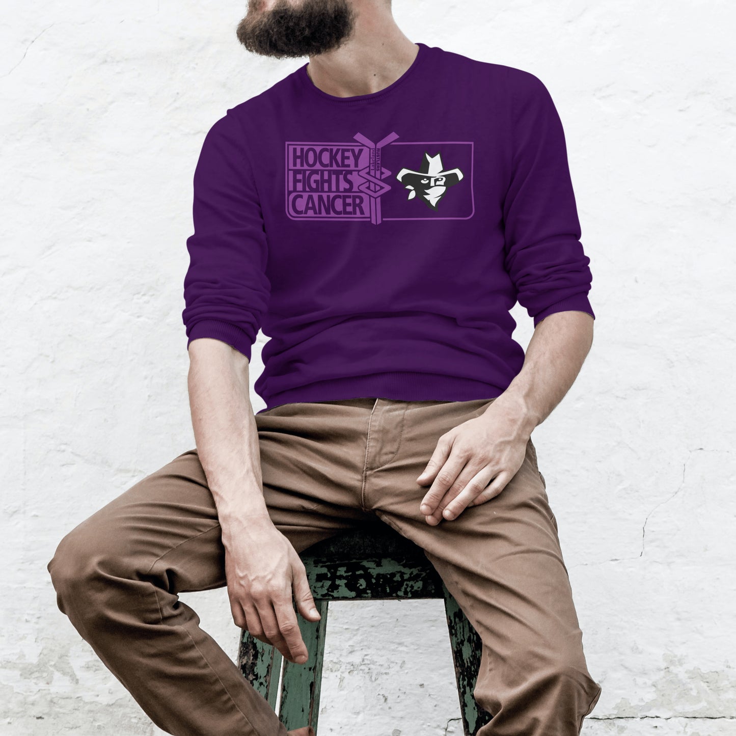 HFC Sweatshirt - L Purple Logo