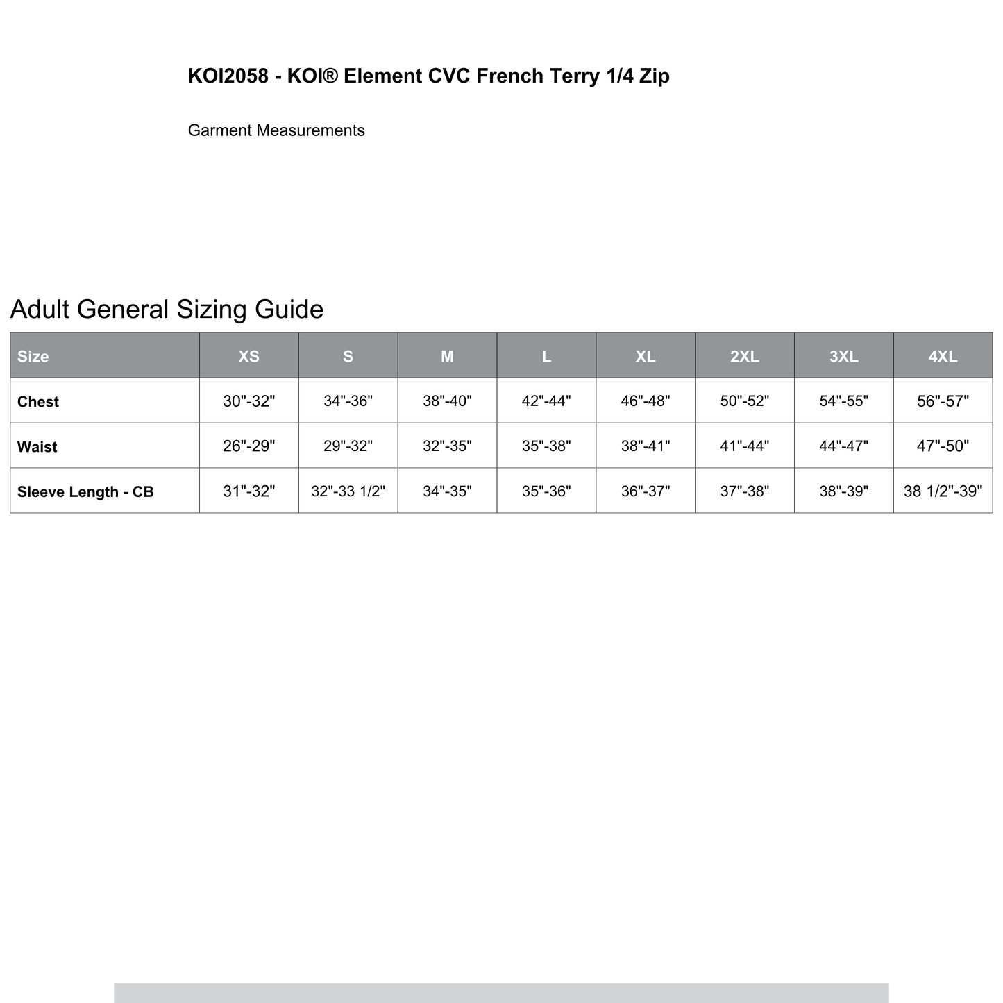 Weir Veterinary Unisex CVC FRENCH TERRY 1/4 ZIP