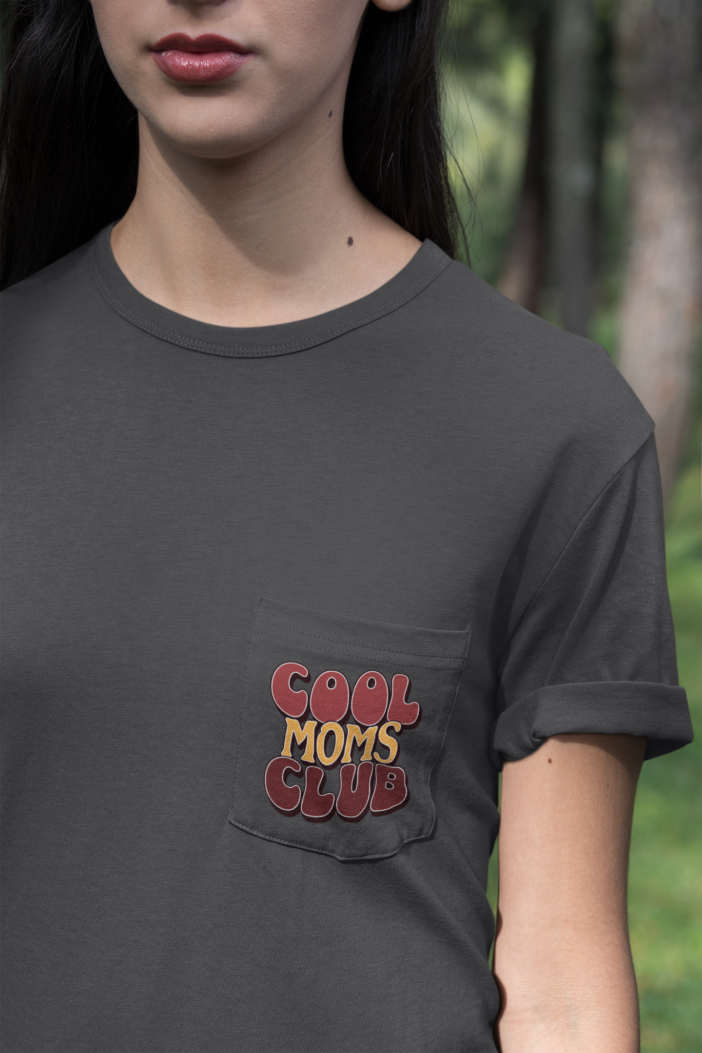 Cool Moms Club Pocket Tee
