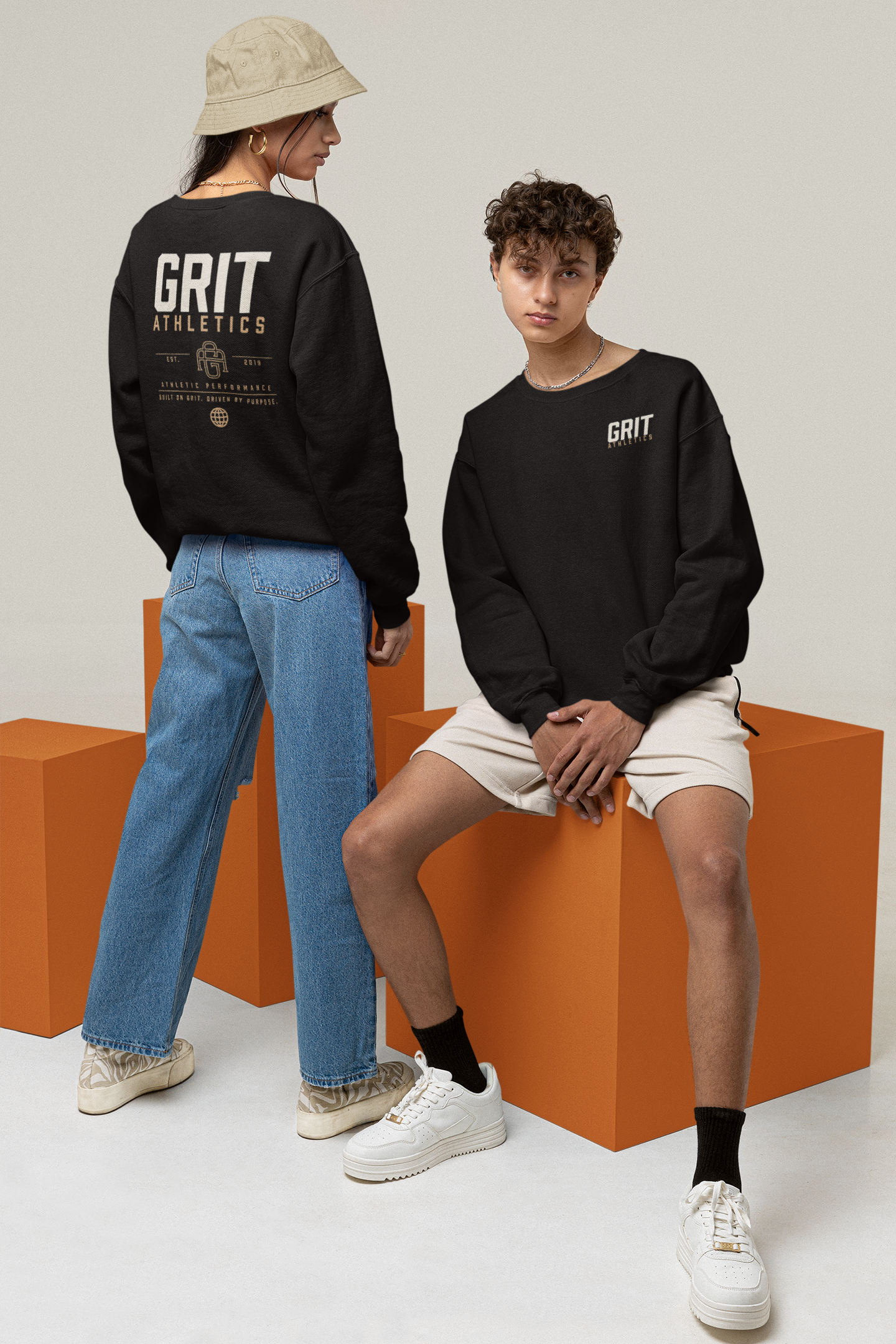 Grit Athletics ReFlex Fleece Crewneck Sweatshirt