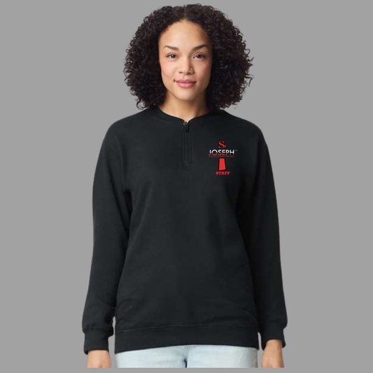 St. Joseph Unisex Softstyle® Midweight 1/4 Zip Sweatshirt