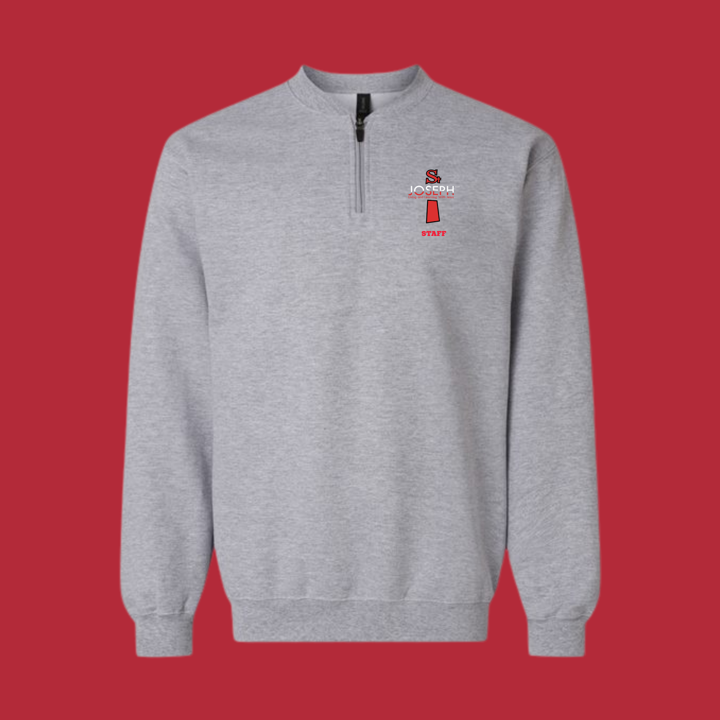 St. Joseph Unisex Softstyle® Midweight 1/4 Zip Sweatshirt