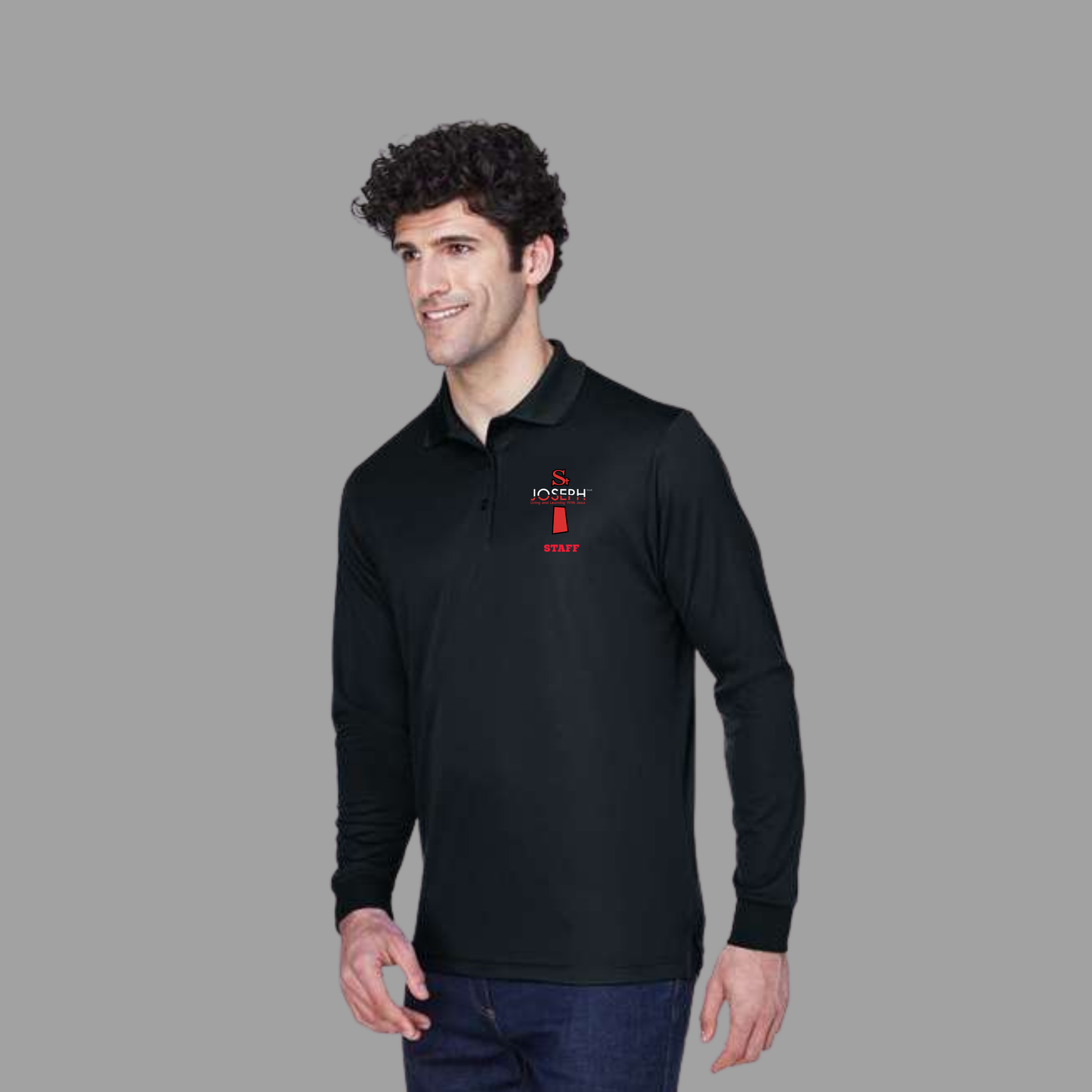 St. Joseph Men's Performance Long Sleeves Polo