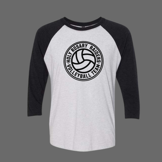 Holy Rosary Volleyball Raglan Quarter Sleeve Shirt