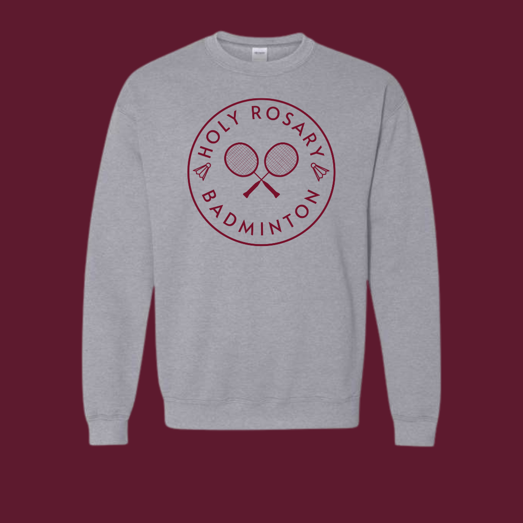 Holy Rosary Badminton Sweatshirt
