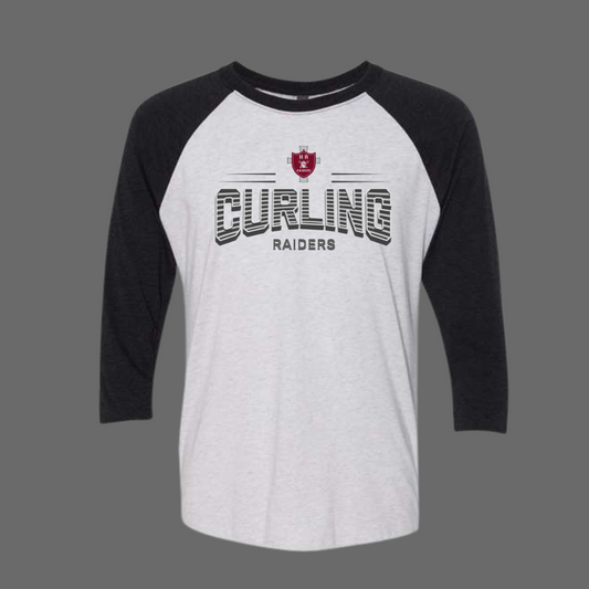 Holy Rosary Raiders Curling Raglan Quarter Sleeves Shirt