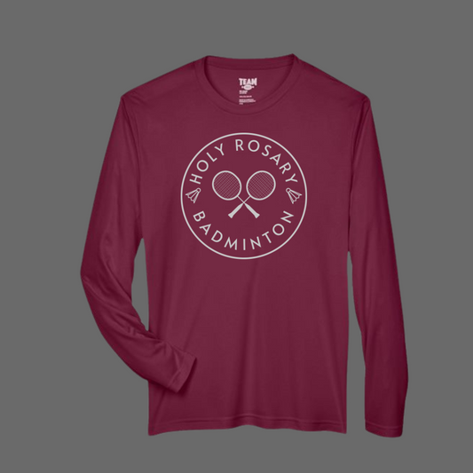Holy Rosary Badminton Performance Long Sleeve Shirt
