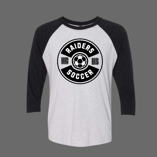 Holy Rosary Soccer Raglan Quarter Sleeve Shirt
