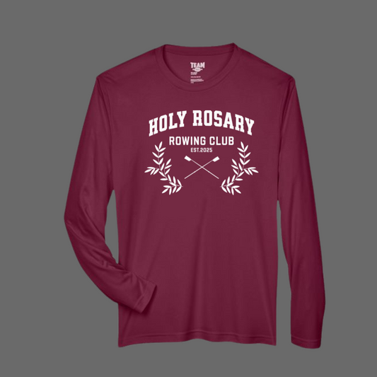 Holy Rosary Rowing Performance Long Sleeves Shirt