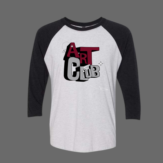 Holy Rosary Art Club Raglan Quarter Sleeves Shirt