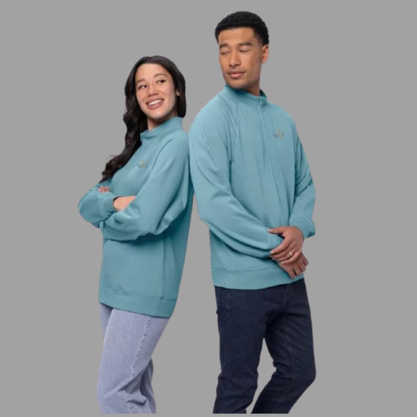 Weir Veterinary Unisex CVC FRENCH TERRY 1/4 ZIP