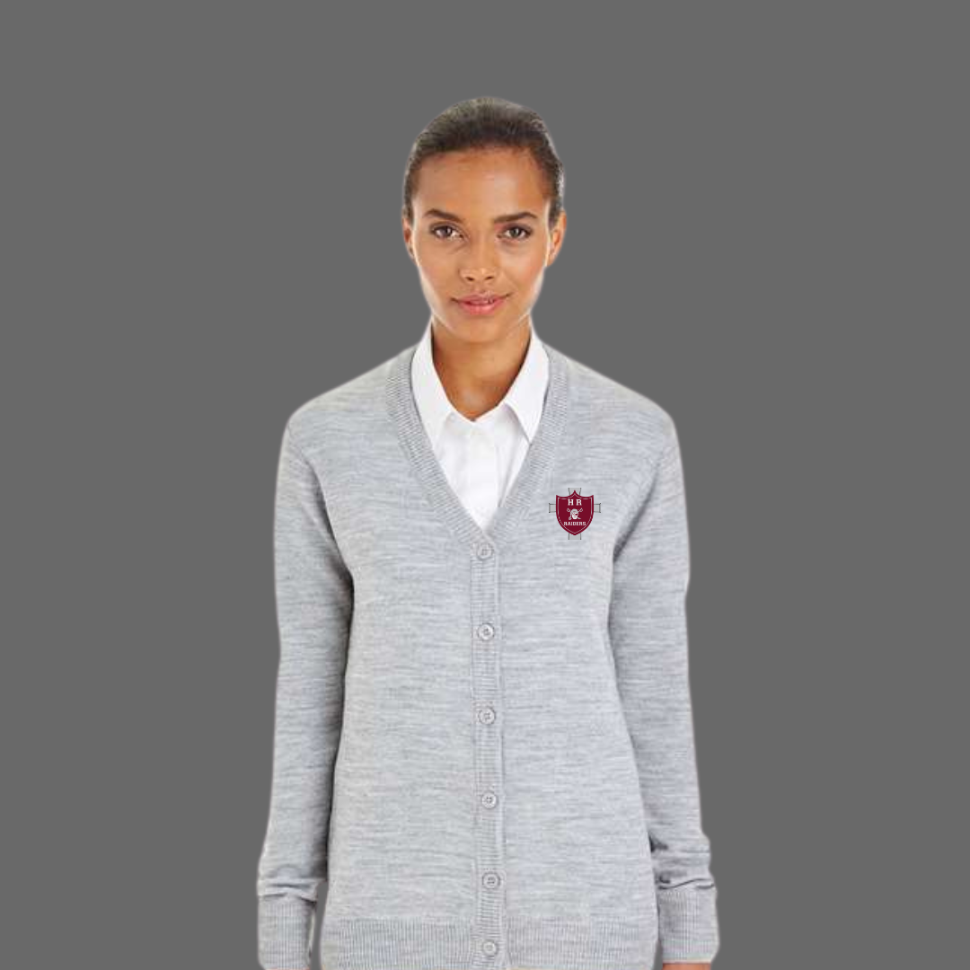 HRHS Women's Pilbloc V-Neck Button Cardigan Sweater