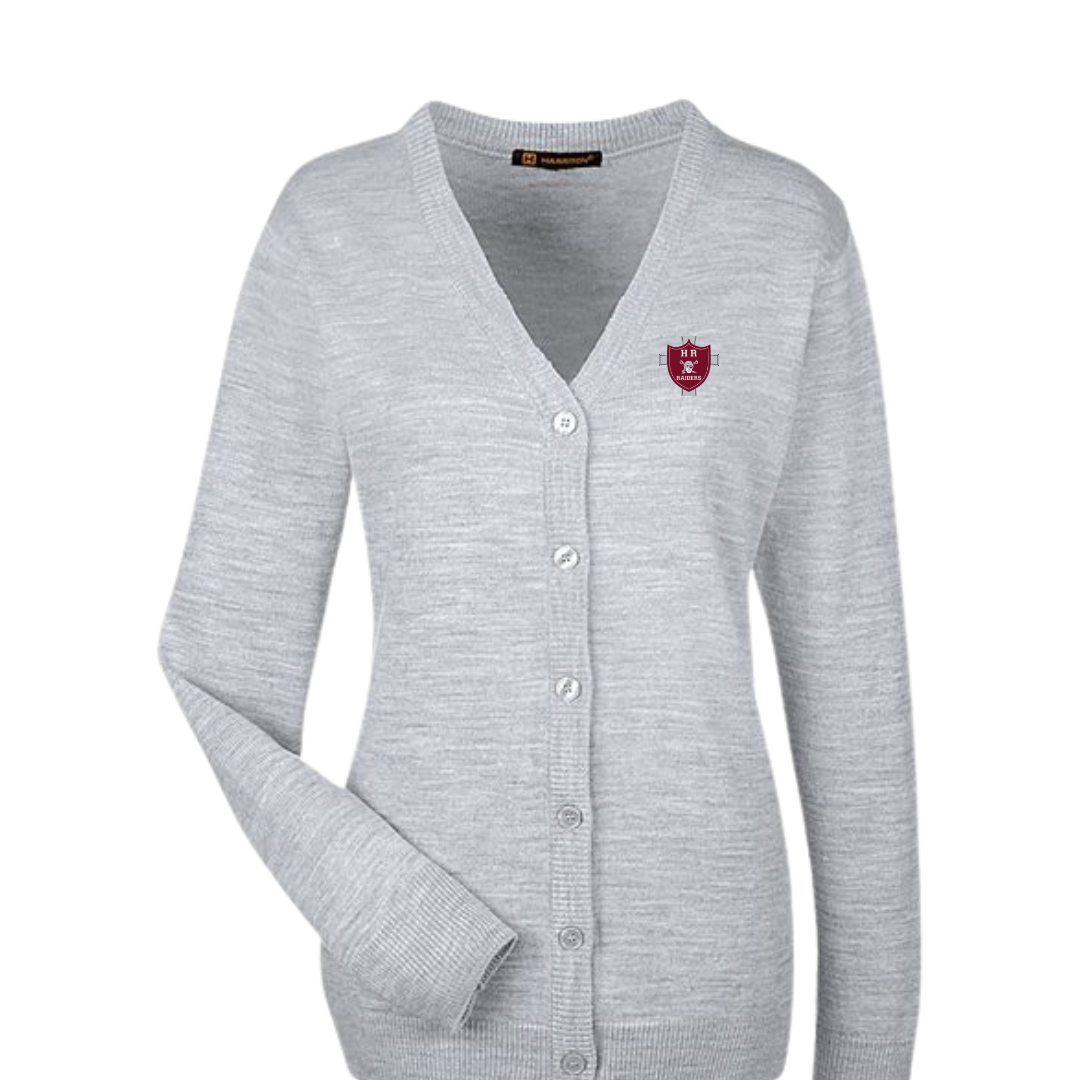 HRHS Women's Pilbloc V-Neck Button Cardigan Sweater