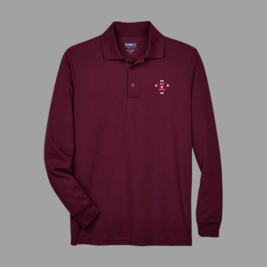 HRHS Men's Performance Long Sleeves Polo