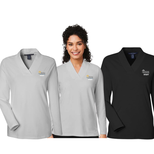 St. Thomas Staff Women's Shawl Collar Knit Top