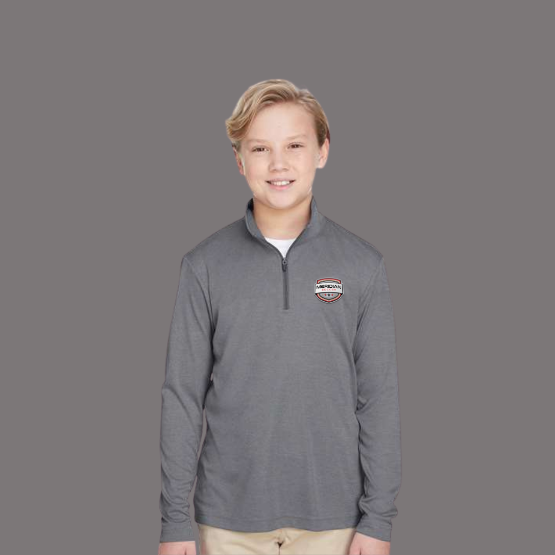 Meridian Soccer Sonic Heather Performance Quarter-Zip Pullover