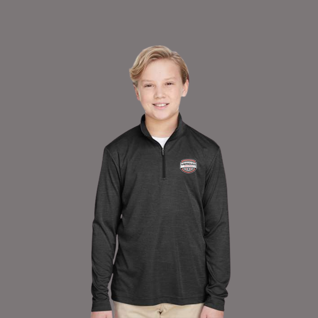 Meridian Soccer Sonic Heather Performance Quarter-Zip Pullover