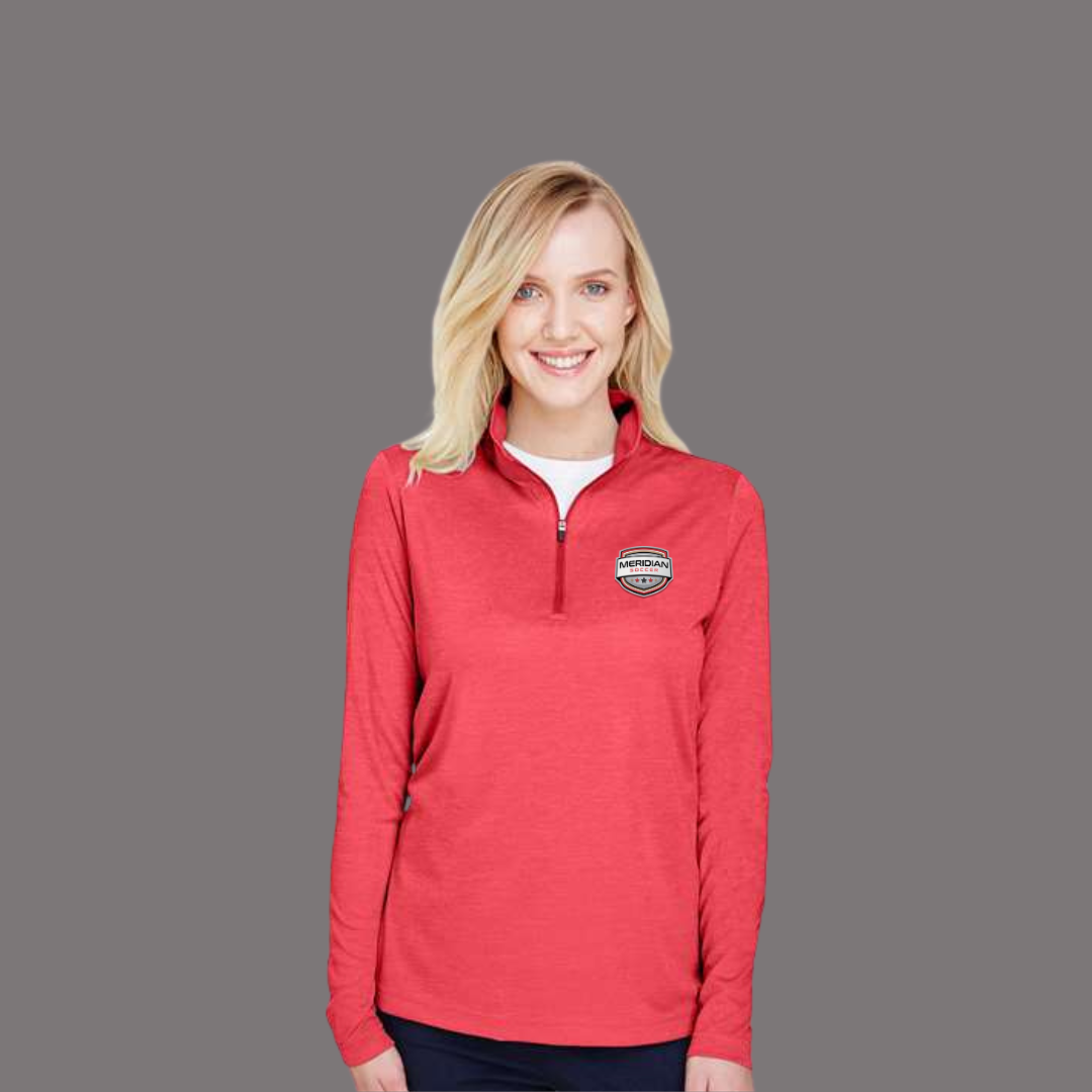 Meridian Soccer Sonic Heather Performance Quarter-Zip Pullover