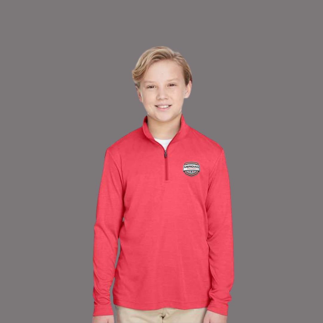 Meridian Soccer Sonic Heather Performance Quarter-Zip Pullover