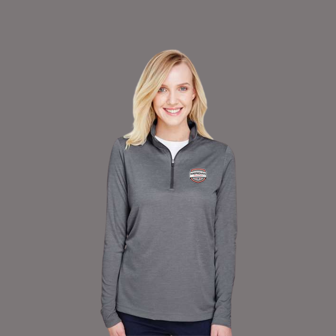 Meridian Soccer Sonic Heather Performance Quarter-Zip Pullover