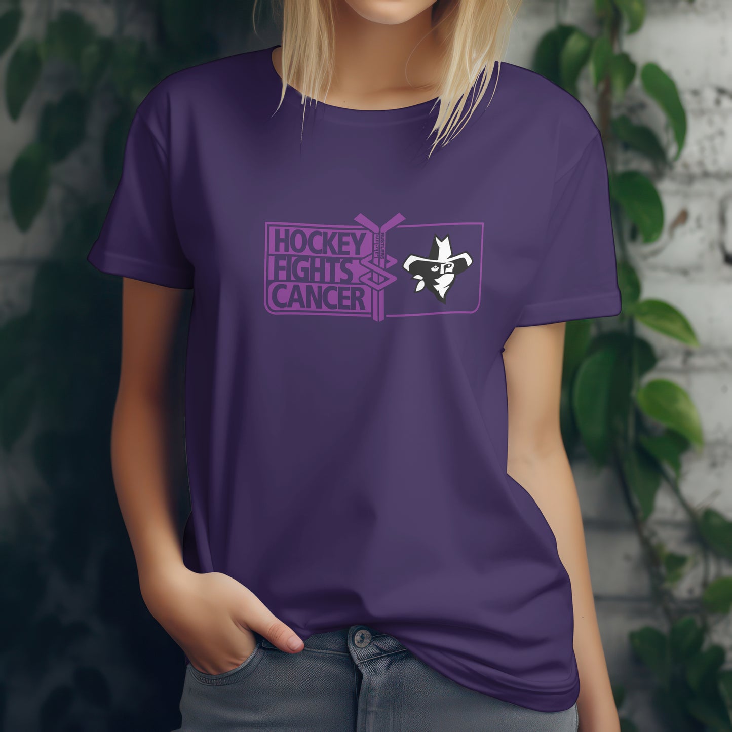 HFC Tee - L Purple Logo