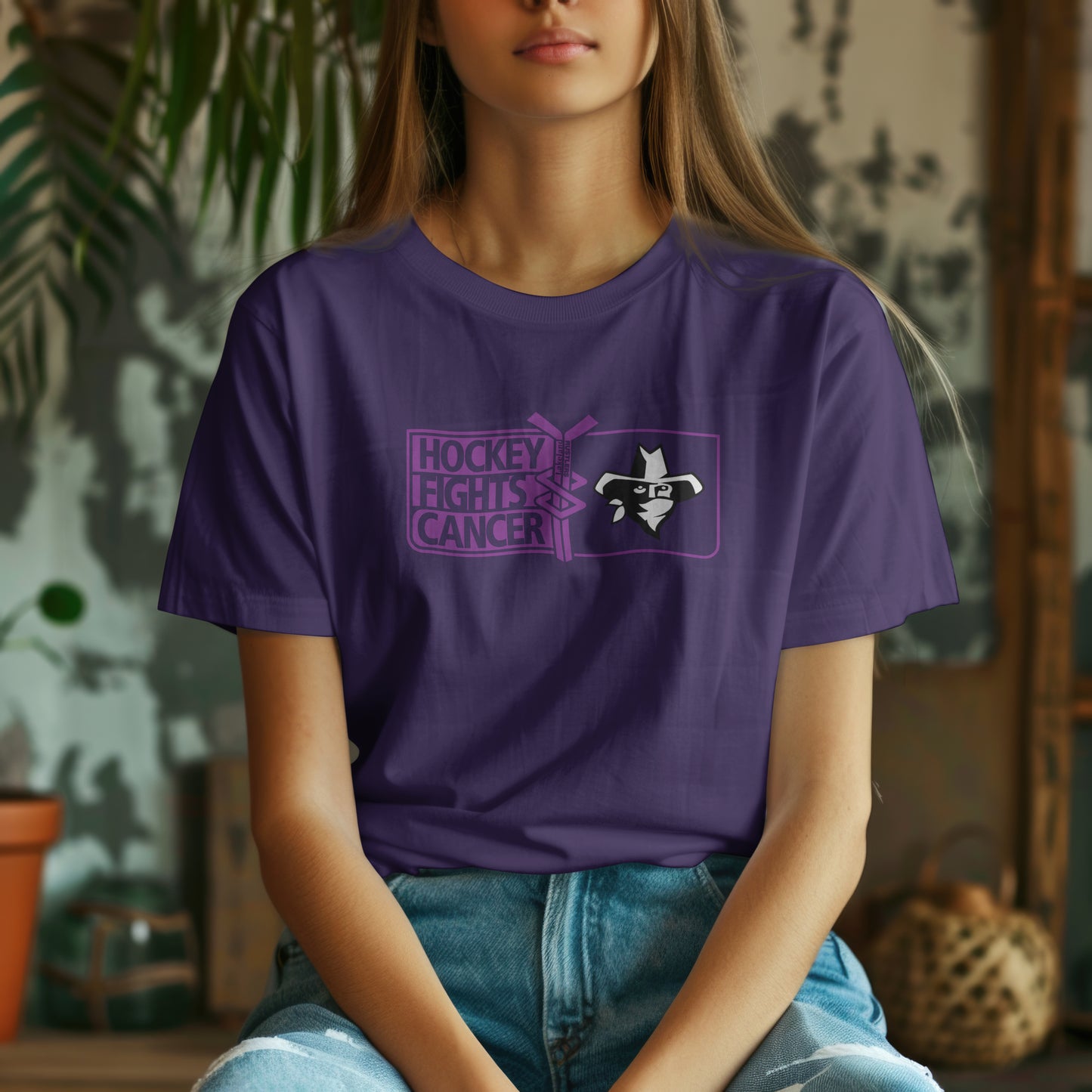HFC Tee - L Purple Logo