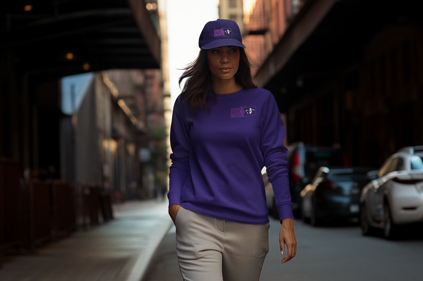 HFC Sweatshirt - S Purple Logo