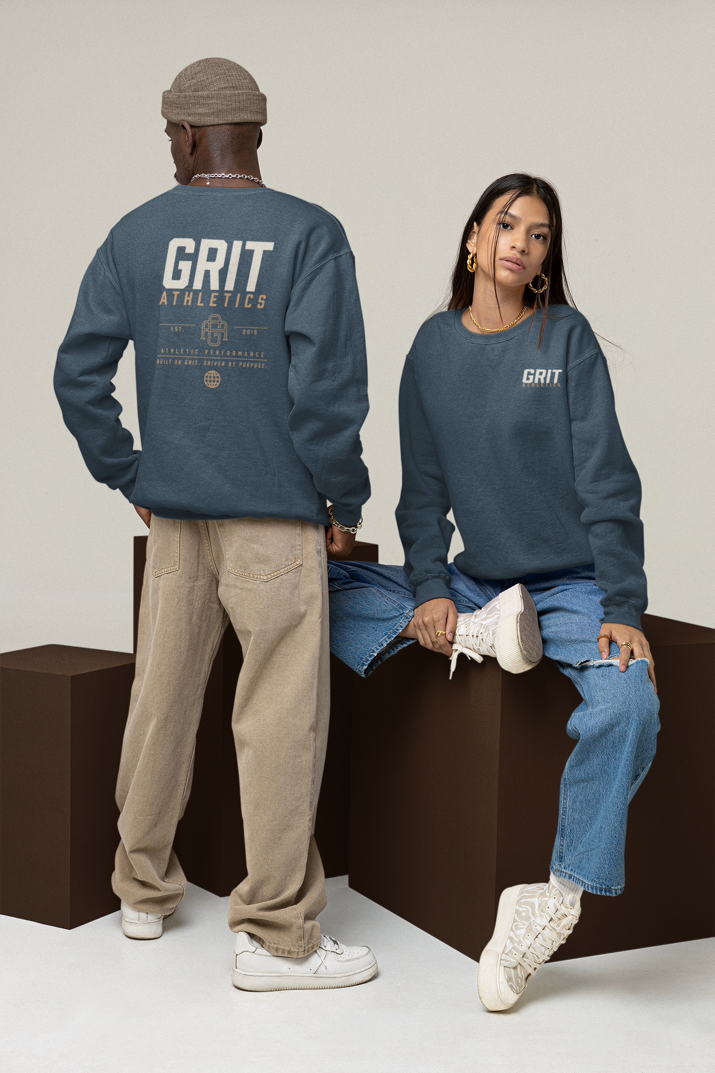 Grit Athletics ReFlex Fleece Crewneck Sweatshirt
