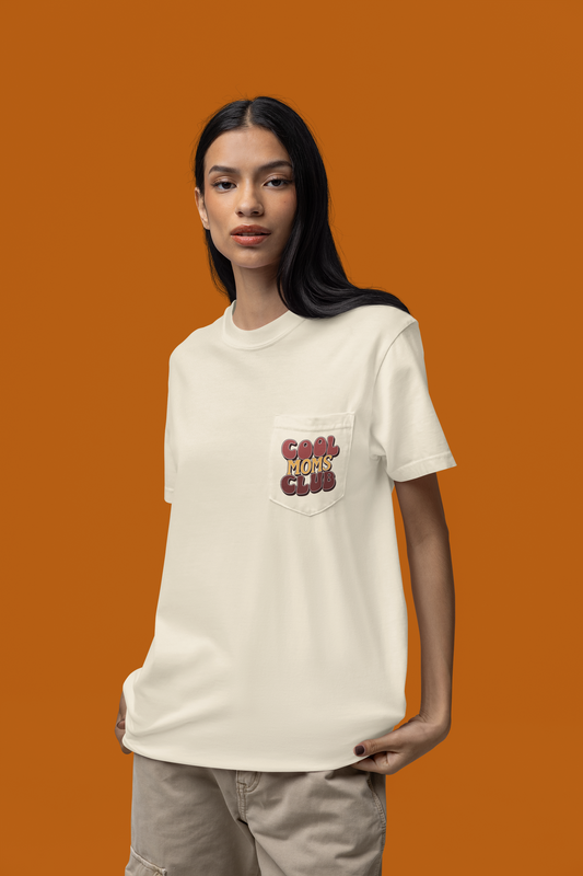 Cool Moms Club Pocket Tee